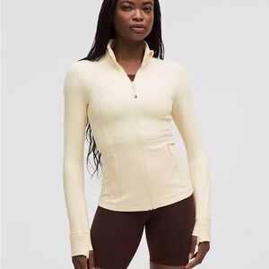 lululemon athletica Cream Full‑Zip Athletic Jacket